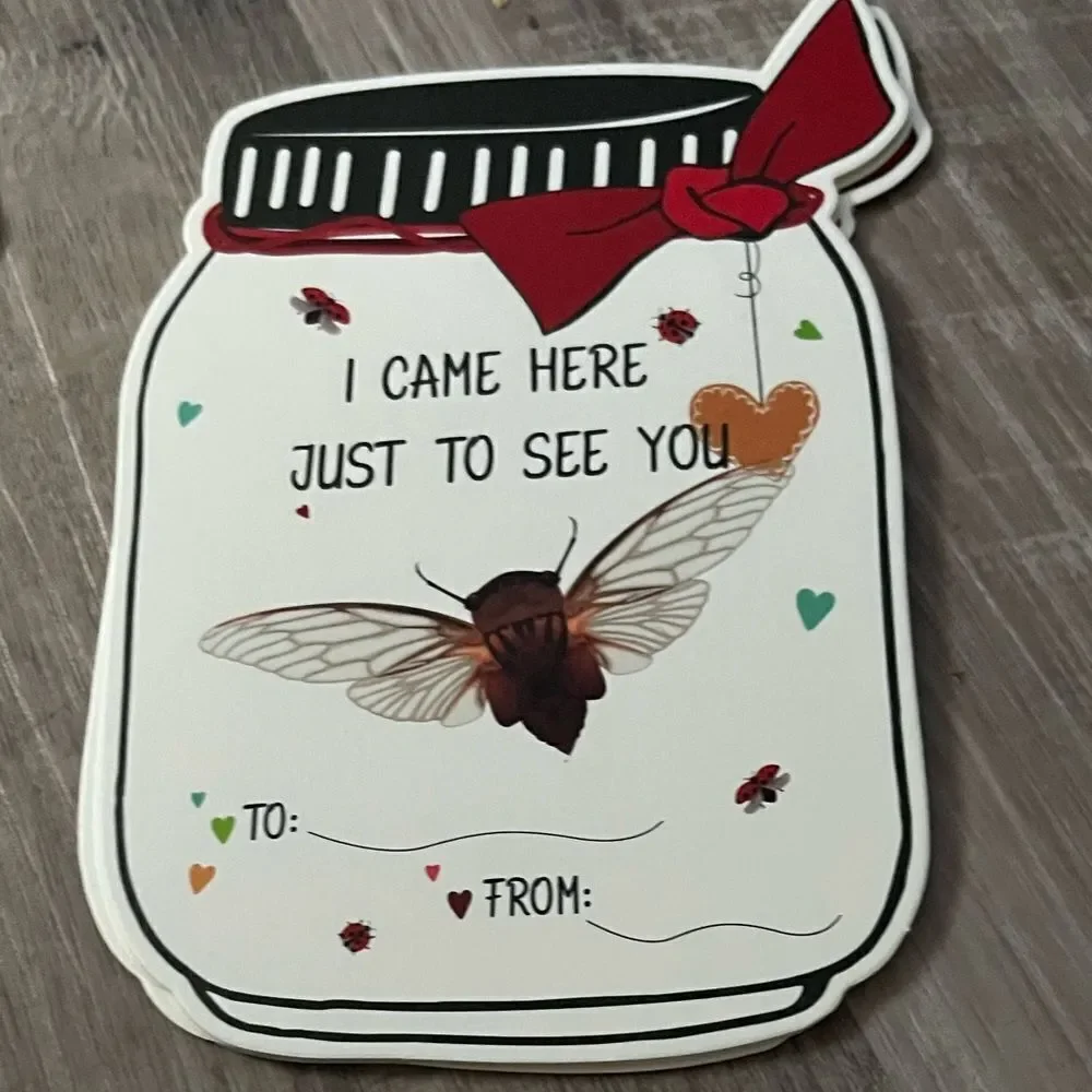 36 Insect Cards for Valentine’s, classroom or everyday